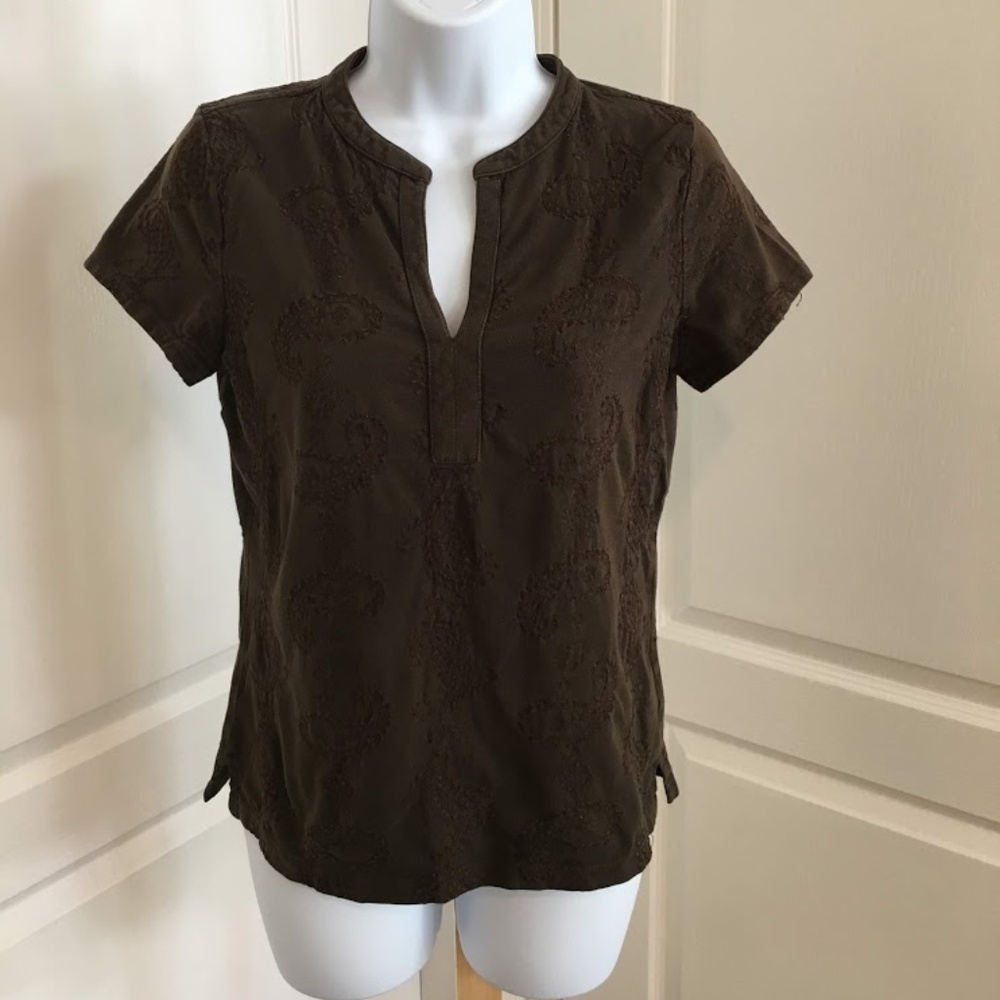 liz claiborne short sleeve shirt